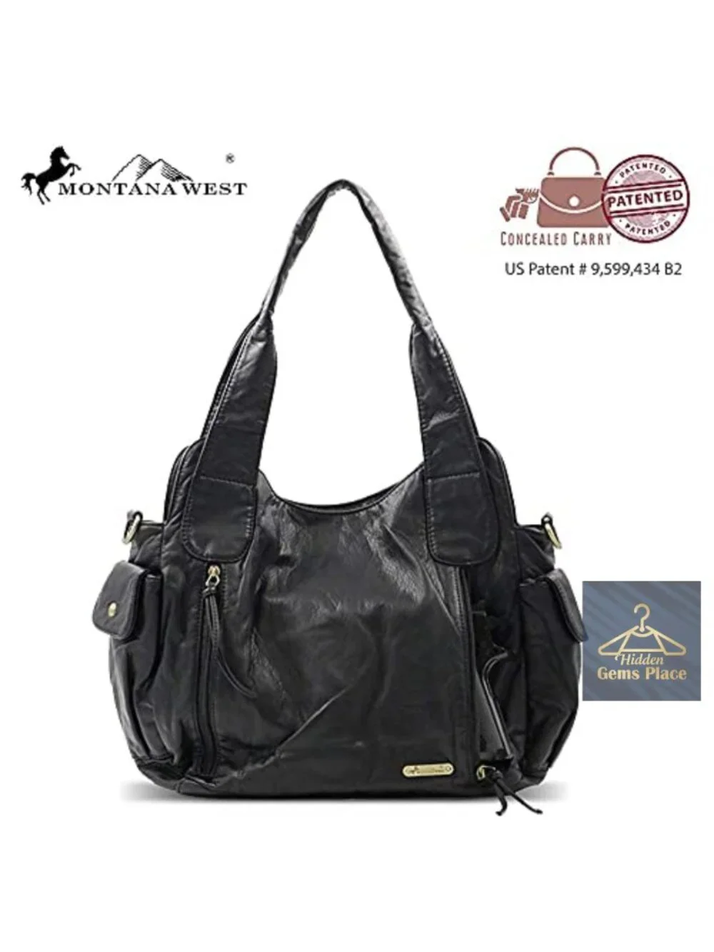 Y2K Hobo Bag Roomy Washed Leather Handbag Crossbody Strap